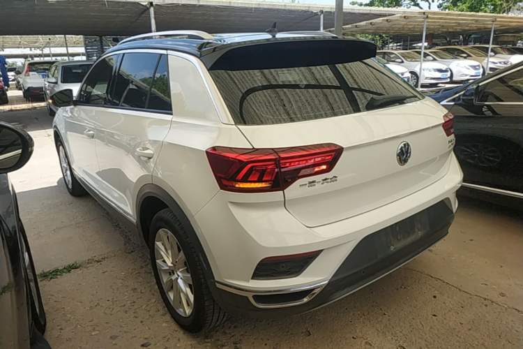 Used Volkswagen T-ROC 2018 230TSI DSG Two-Wheel Drive Advanced Version China V Standard Rear Left 45 Deg