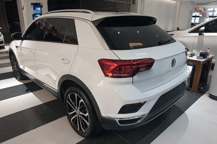 Used Volkswagen T-ROC 2018 280TSI DSG Two-Wheel-Drive Luxury Version China V Emission Standard Rear Left 45 Deg