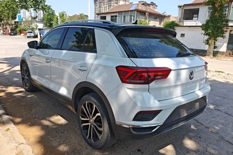 Used Volkswagen T-ROC 2018 280TSI DSG Two-Wheel-Drive Luxury Version China V Emission Standard Rear Left 45 Deg