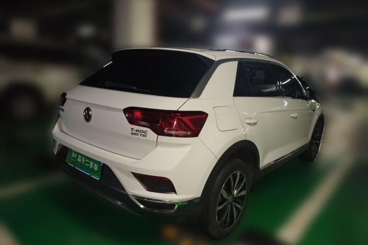 Used Volkswagen T-ROC 2018 280TSI DSG Four-Wheel Drive Comfort Version China V Standard Rear Right 45 Deg