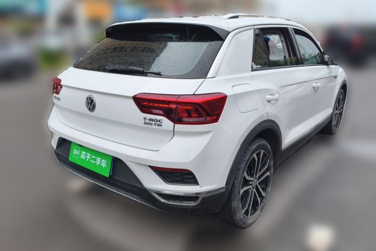 Used Volkswagen T-ROC 2018 280TSI DSG Two-Wheel-Drive Comfort Version China V Standard Rear Right 45 Deg
