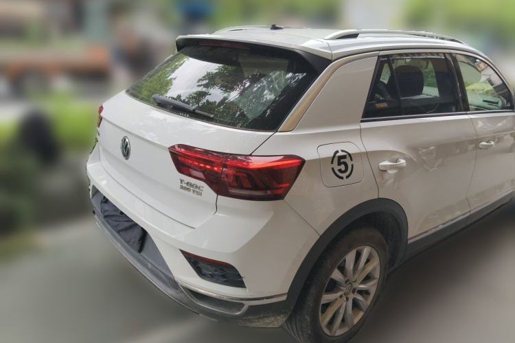 Used Volkswagen T-ROC 2018 280TSI DSG Two-Wheel-Drive Advanced Version China VI Standard Rear Right 45 Deg