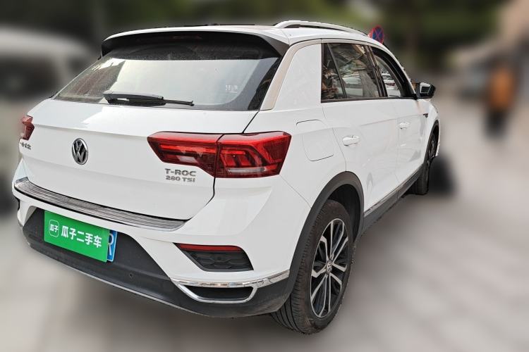Used Volkswagen T-ROC 2018 280TSI DSG Two-Wheel-Drive Comfort Version China V Standard Rear Right 45 Deg