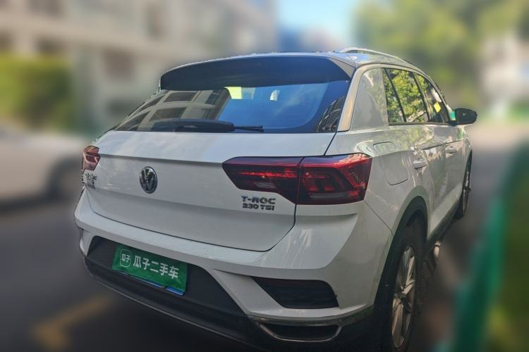 Used Volkswagen T-ROC 2018 230TSI DSG Two-Wheel Drive Advanced Version China V Standard Rear Right 45 Deg