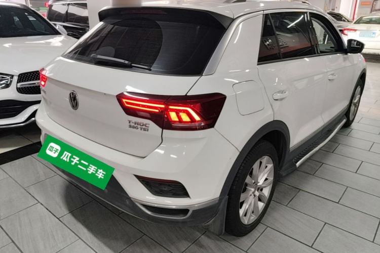 Used Volkswagen T-ROC 2018 280TSI DSG Two-Wheel-Drive Advanced Version China VI Standard Rear Right 45 Deg