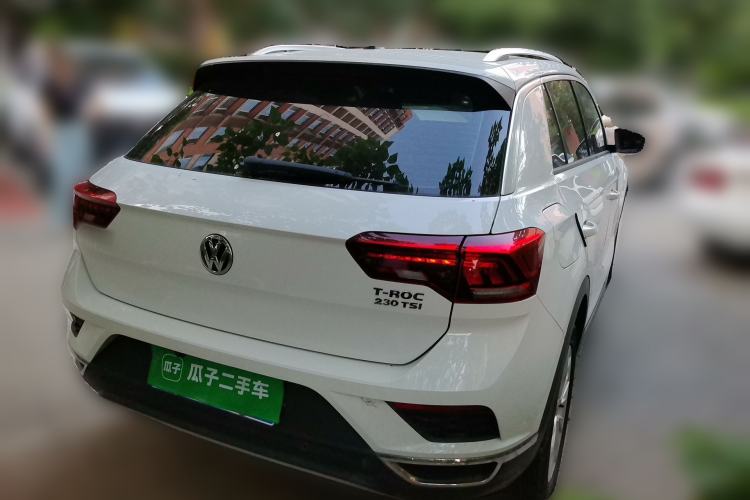 Used Volkswagen T-ROC 2018 230TSI DSG Two-Wheel Drive Advanced Version China V Standard Rear Right 45 Deg