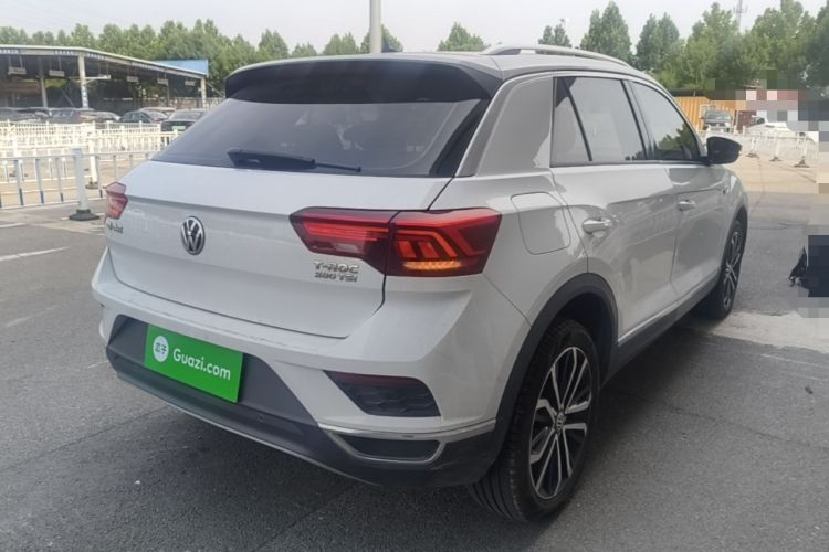 Used Volkswagen T-ROC 2018 280TSI DSG Two-Wheel-Drive Comfort Version China V Standard Rear Right 45 Deg