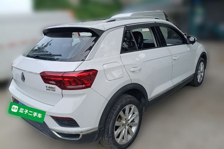 Used Volkswagen T-ROC 2018 280TSI DSG Two-Wheel Drive Advanced Version China V Emission Standard Rear Right 45 Deg