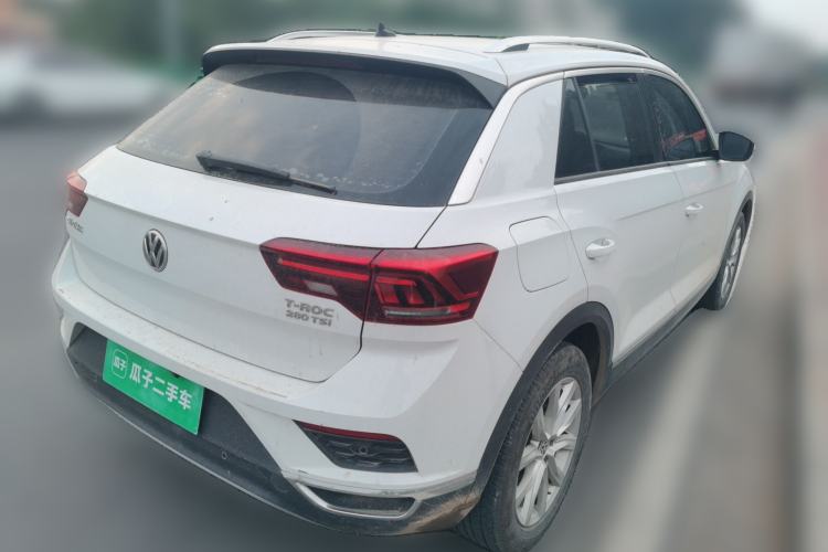Used Volkswagen T-ROC 2018 280TSI DSG Two-Wheel Drive Advanced Version China V Emission Standard Rear Right 45 Deg