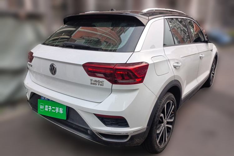Used Volkswagen T-ROC 2018 280TSI DSG Two-Wheel-Drive Comfort Version China V Standard Rear Right 45 Deg