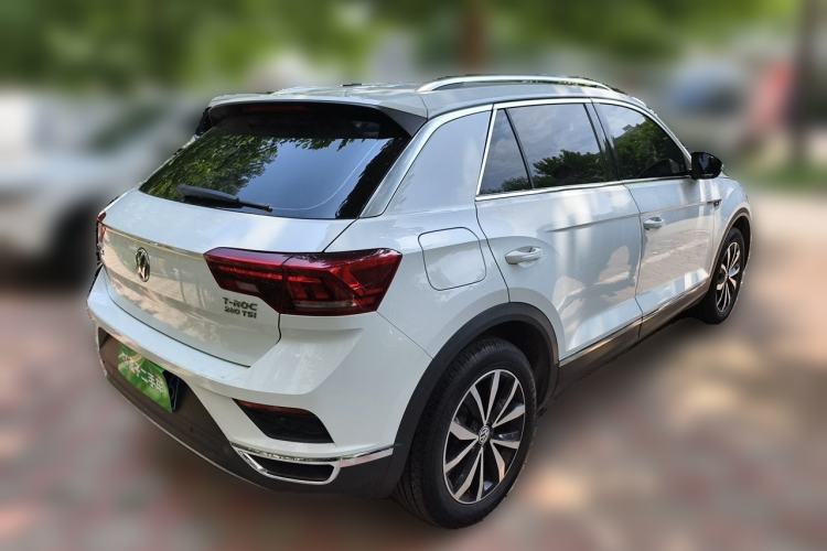 Used Volkswagen T-ROC 2018 280TSI DSG Two-Wheel-Drive Comfort Version China V Standard Rear Right 45 Deg