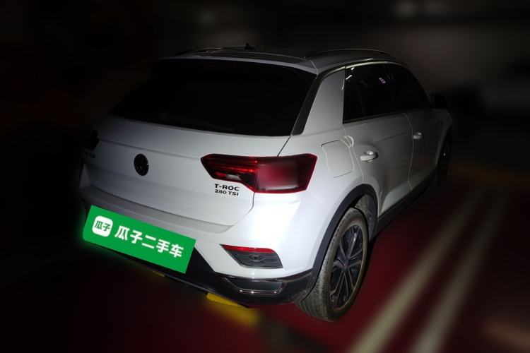 Used Volkswagen T-ROC 2018 280TSI DSG Two-Wheel Drive Comfort Version China VI Standard Rear Right 45 Deg