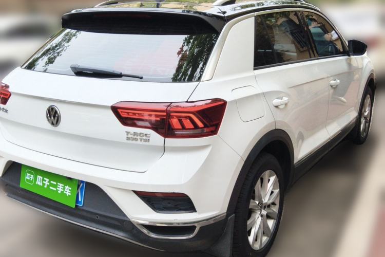 Used Volkswagen T-ROC 2018 230TSI DSG Two-Wheel Drive Advanced Version China V Standard Rear Right 45 Deg