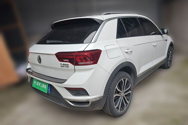 Used Volkswagen T-ROC 2018 280TSI DSG Four-Wheel Drive Luxury Version China V Emission Standard Rear Right 45 Deg