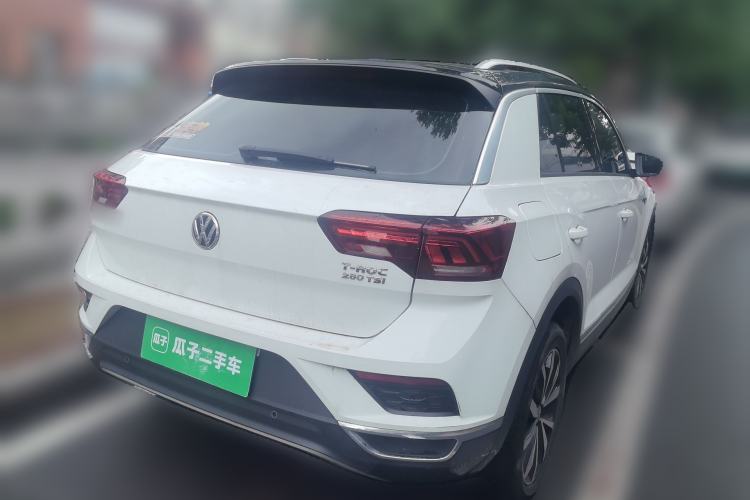 Used Volkswagen T-ROC 2018 280TSI DSG Four-Wheel Drive Comfort Version China V Standard Rear Right 45 Deg
