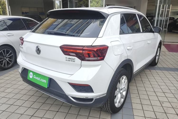 Used Volkswagen T-ROC 2018 230TSI DSG Two-Wheel Drive Advanced Version China V Standard Rear Right 45 Deg