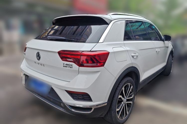 Used Volkswagen T-ROC 2018 280TSI DSG Two-Wheel-Drive Comfort Version China V Standard Rear Right 45 Deg