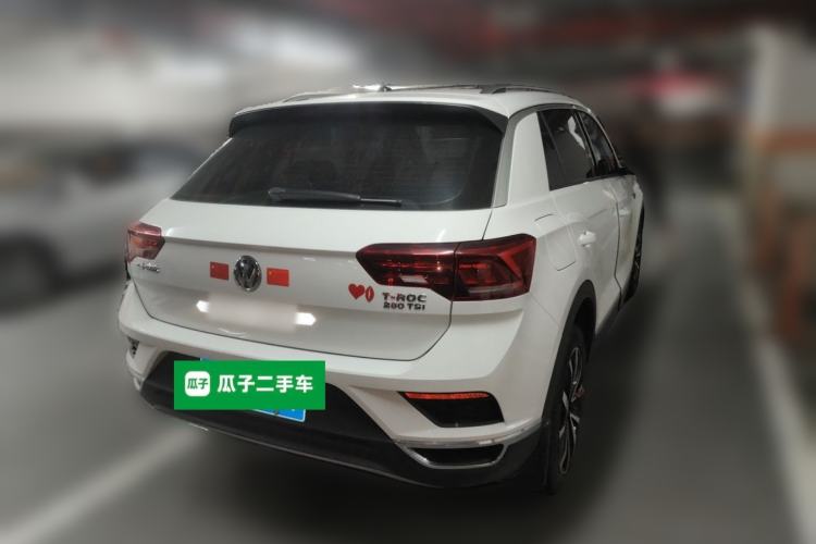 Used Volkswagen T-ROC 2018 280TSI DSG Two-Wheel-Drive Comfort Version China V Standard Rear Right 45 Deg