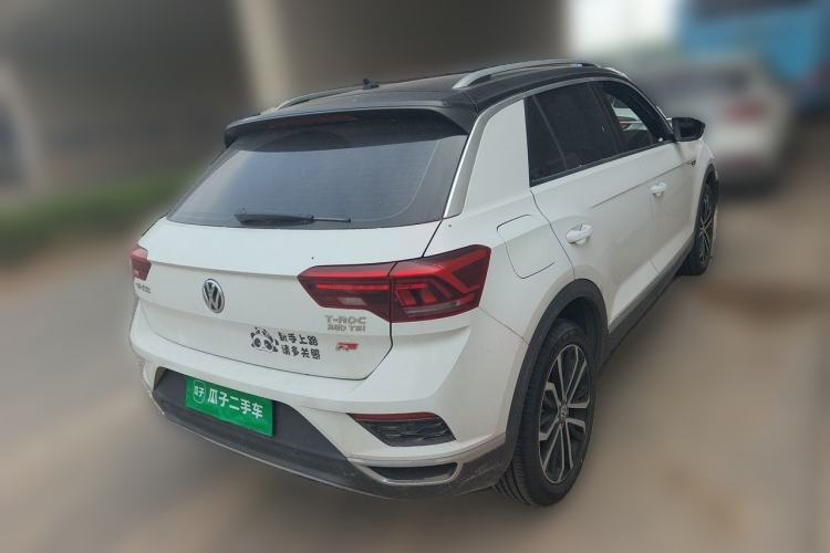 Used Volkswagen T-ROC 2018 280TSI DSG Two-Wheel Drive Luxury Version China VI Standard Rear Right 45 Deg