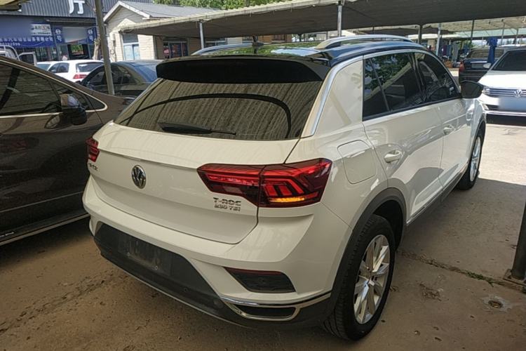Used Volkswagen T-ROC 2018 230TSI DSG Two-Wheel Drive Advanced Version China V Standard Rear Right 45 Deg