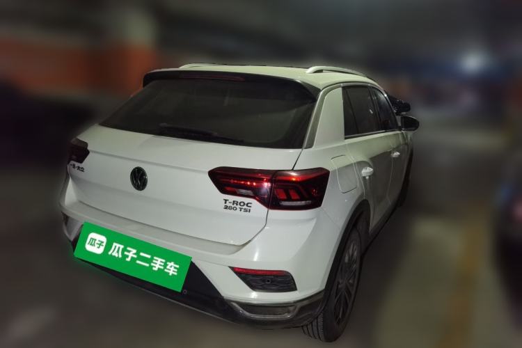 Used Volkswagen T-ROC 2018 280TSI DSG Two-Wheel Drive Comfort Version China VI Standard Rear Right 45 Deg