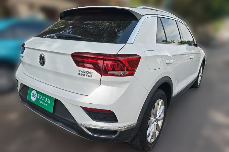 Used Volkswagen T-ROC 2018 280TSI DSG Two-Wheel Drive Advanced Version China V Emission Standard Rear Right 45 Deg