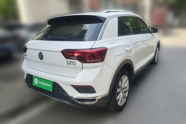 Used Volkswagen T-ROC 2018 280TSI DSG Two-Wheel Drive Advanced Version China V Emission Standard Rear Right 45 Deg