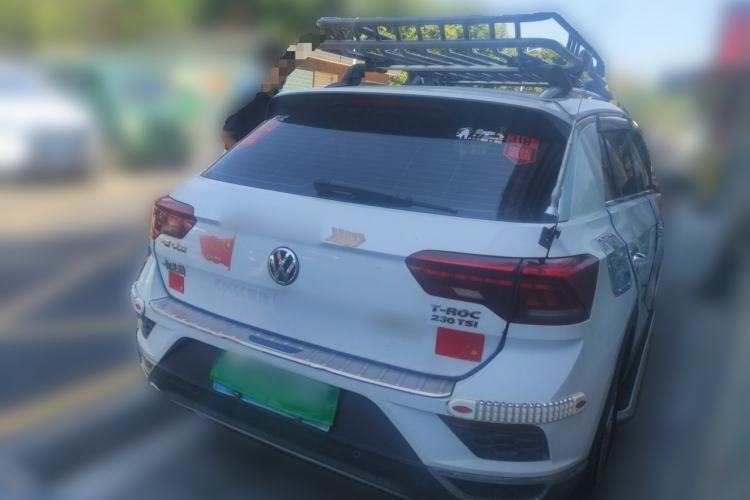 Used Volkswagen T-ROC 2018 230TSI DSG Two-Wheel Drive Advanced Version China V Standard Rear Right 45 Deg