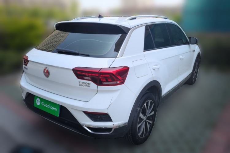 Used Volkswagen T-ROC 2018 280TSI DSG Two-Wheel-Drive Comfort Version China V Standard Rear Right 45 Deg