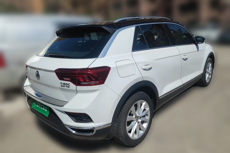 Used Volkswagen T-ROC 2018 280TSI DSG Two-Wheel-Drive Advanced Version China VI Standard Rear Right 45 Deg