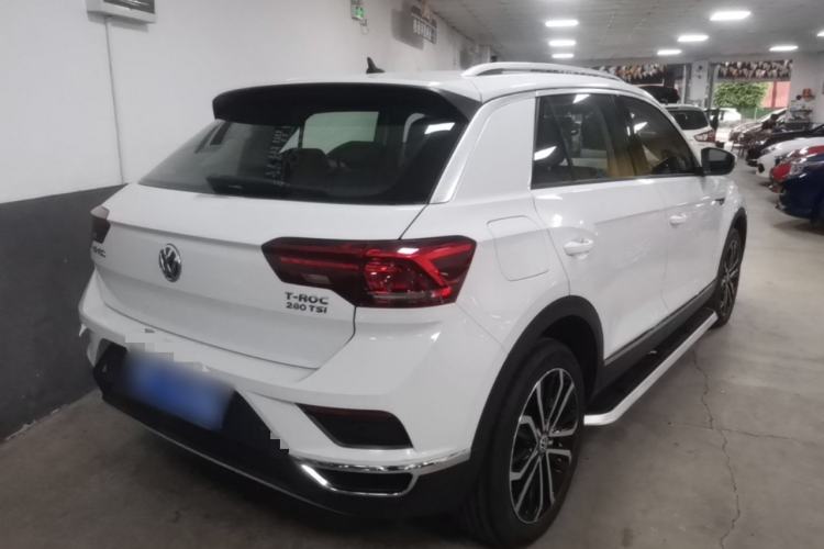 Used Volkswagen T-ROC 2018 280TSI DSG Two-Wheel Drive Comfort Version China VI Standard Rear Right 45 Deg