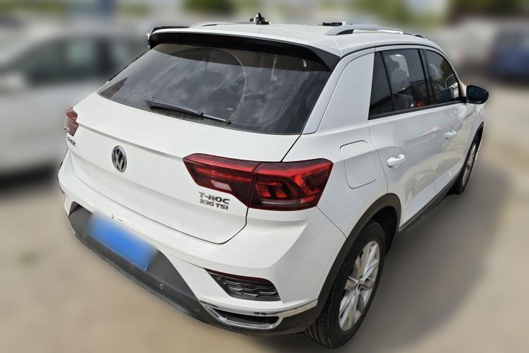 Used Volkswagen T-ROC 2018 230TSI DSG Two-Wheel Drive Advanced Version China V Standard Rear Right 45 Deg
