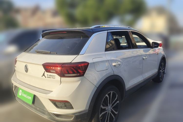 Used Volkswagen T-ROC 2018 280TSI DSG Two-Wheel-Drive Luxury Version China V Emission Standard Rear Right 45 Deg