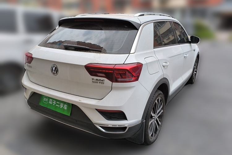 Used Volkswagen T-ROC 2018 280TSI DSG Two-Wheel-Drive Comfort Version China V Standard Rear Right 45 Deg