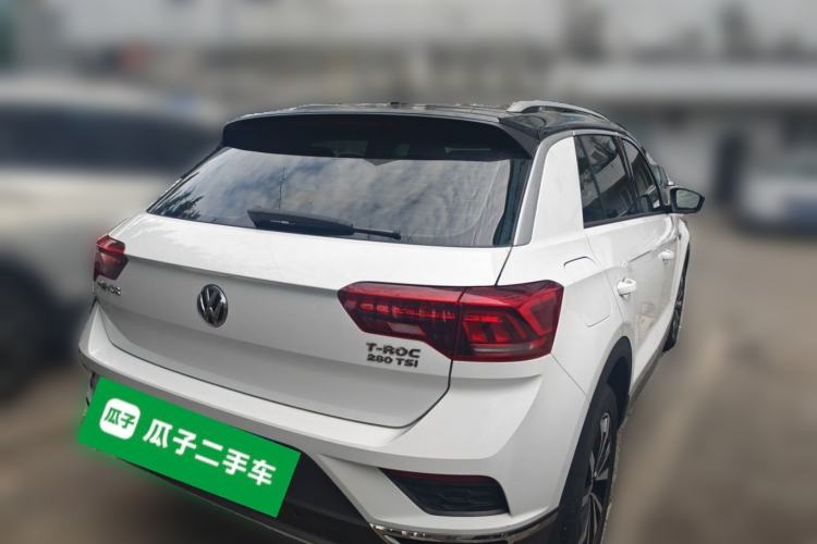 Used Volkswagen T-ROC 2018 280TSI DSG Two-Wheel-Drive Comfort Version China V Standard Rear Right 45 Deg