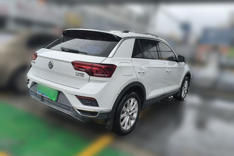 Used Volkswagen T-ROC 2018 280TSI DSG Two-Wheel Drive Advanced Version China V Emission Standard Rear Right 45 Deg