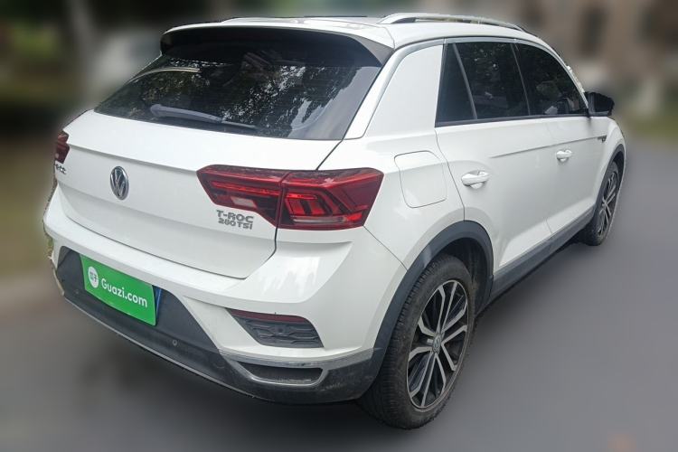 Used Volkswagen T-ROC 2018 280TSI DSG Two-Wheel-Drive Comfort Version China V Standard Rear Right 45 Deg