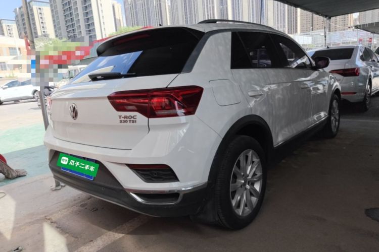 Used Volkswagen T-ROC 2018 230TSI DSG Two-Wheel Drive Advanced Version China V Standard Rear Right 45 Deg