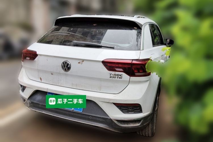 Used Volkswagen T-ROC 2018 230TSI DSG Two-Wheel Drive Advanced Version China V Standard Rear Right 45 Deg