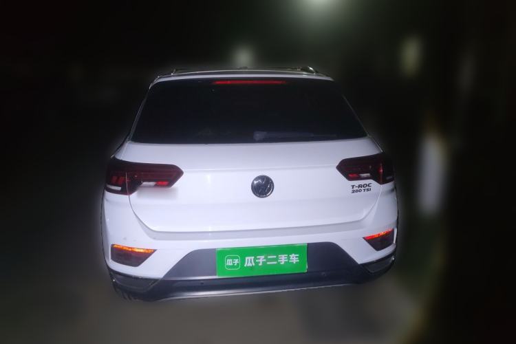 Used Volkswagen T-ROC 2018 280TSI DSG Four-Wheel Drive Luxury Version China V Emission Standard Rear