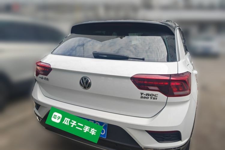 Used Volkswagen T-ROC 2018 280TSI DSG Two-Wheel-Drive Comfort Version China V Standard Rear