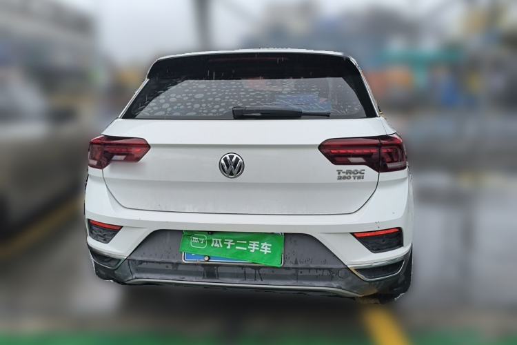 Used Volkswagen T-ROC 2018 280TSI DSG Two-Wheel Drive Advanced Version China V Emission Standard Rear
