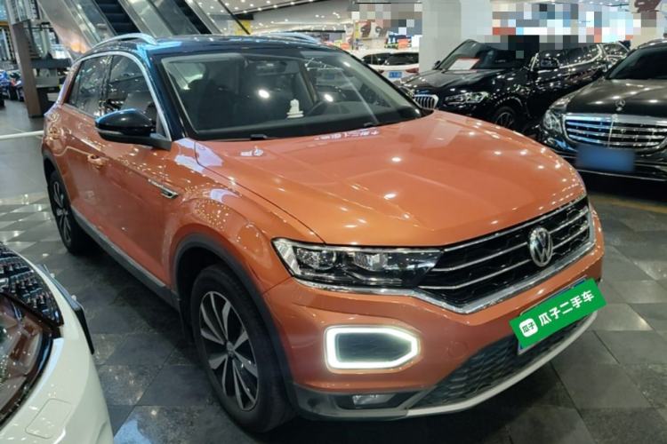 Used Volkswagen T-ROC 2018 280TSI DSG Two-Wheel-Drive Comfort Version China V Standard Front Right 45 Deg