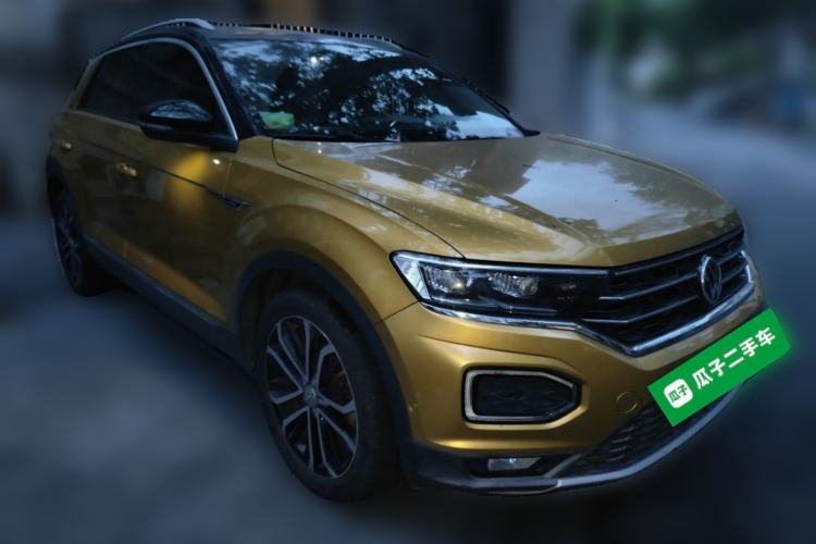 Used Volkswagen T-ROC 2018 280TSI DSG Four-Wheel Drive Luxury Version China V Emission Standard Front Right 45 Deg