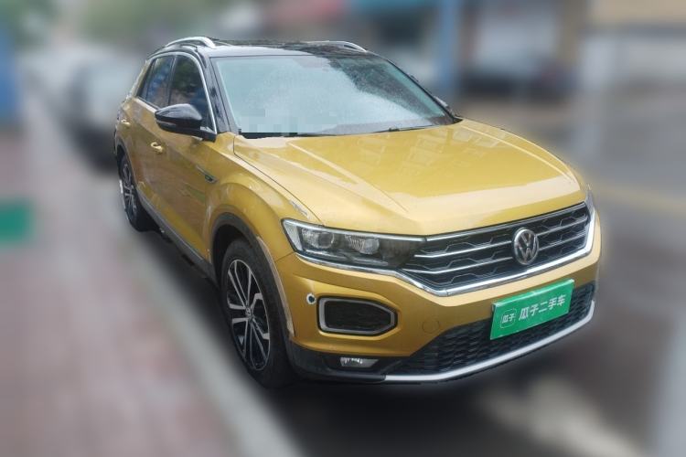 Used Volkswagen T-ROC 2018 280TSI DSG Two-Wheel-Drive Comfort Version China V Standard Front Right 45 Deg