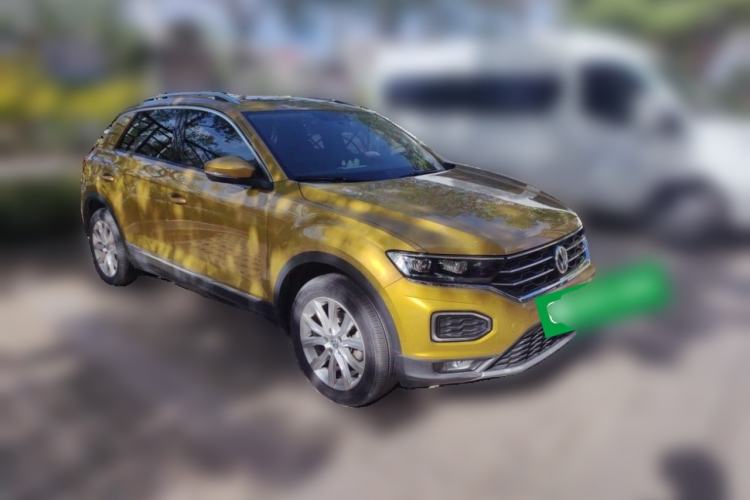 Used Volkswagen T-ROC 2018 280TSI DSG Two-Wheel Drive Comfort Version China VI Standard Front Right 45 Deg
