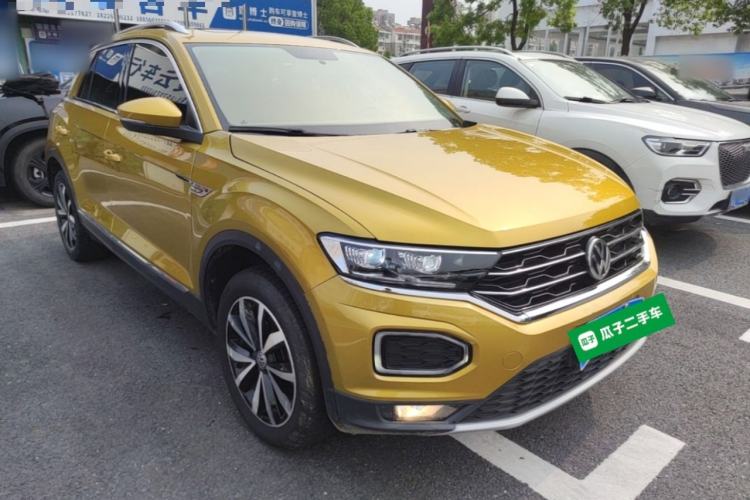 Used Volkswagen T-ROC 2018 280TSI DSG Two-Wheel-Drive Comfort Version China V Standard Front Right 45 Deg