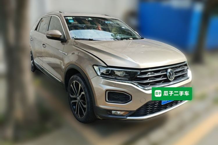 Used Volkswagen T-ROC 2018 280TSI DSG Two-Wheel-Drive Luxury Version China V Emission Standard Front Right 45 Deg