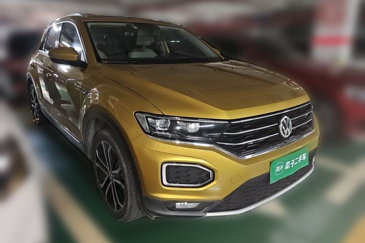 Used Volkswagen T-ROC 2018 280TSI DSG Four-Wheel Drive Comfort Version China V Standard Front Right 45 Deg