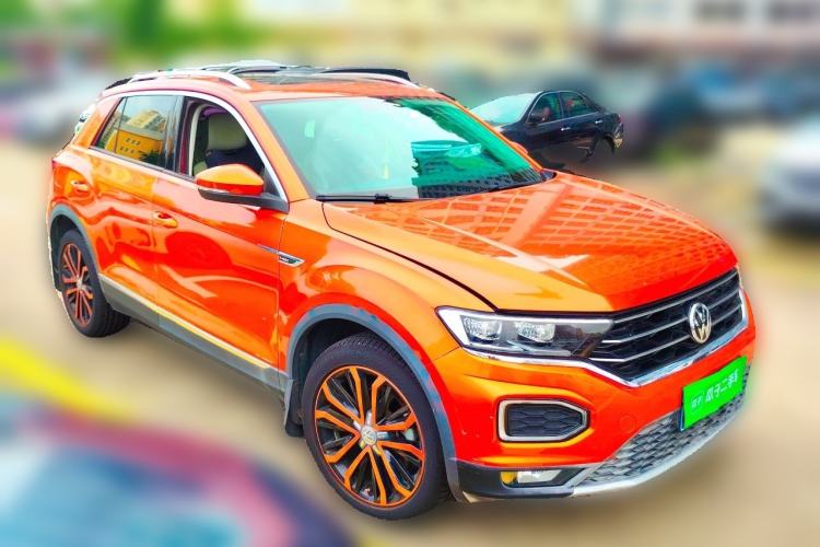 Used Volkswagen T-ROC 2018 280TSI DSG Two-Wheel-Drive Comfort Version China V Standard Front Right 45 Deg
